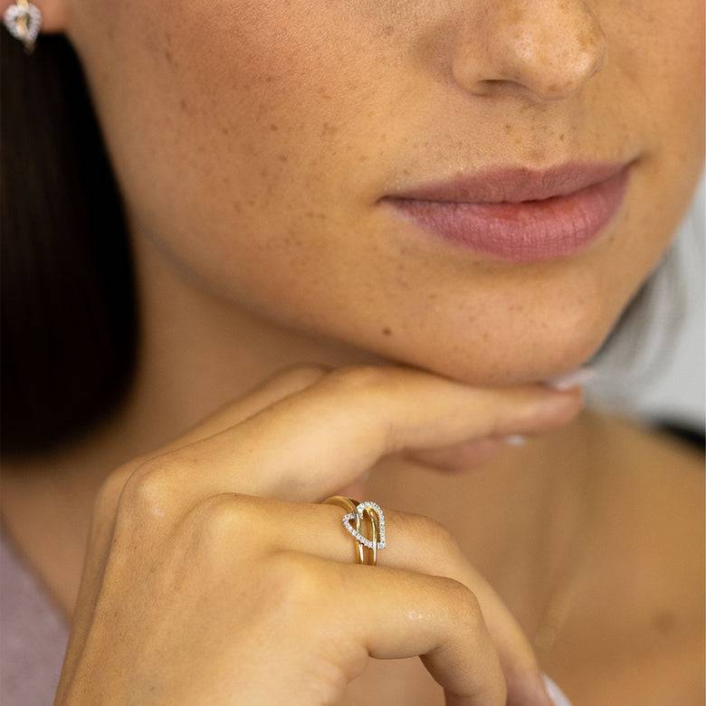 Nana Kay Echtgold Ring près du coeur VIP-Rabatte