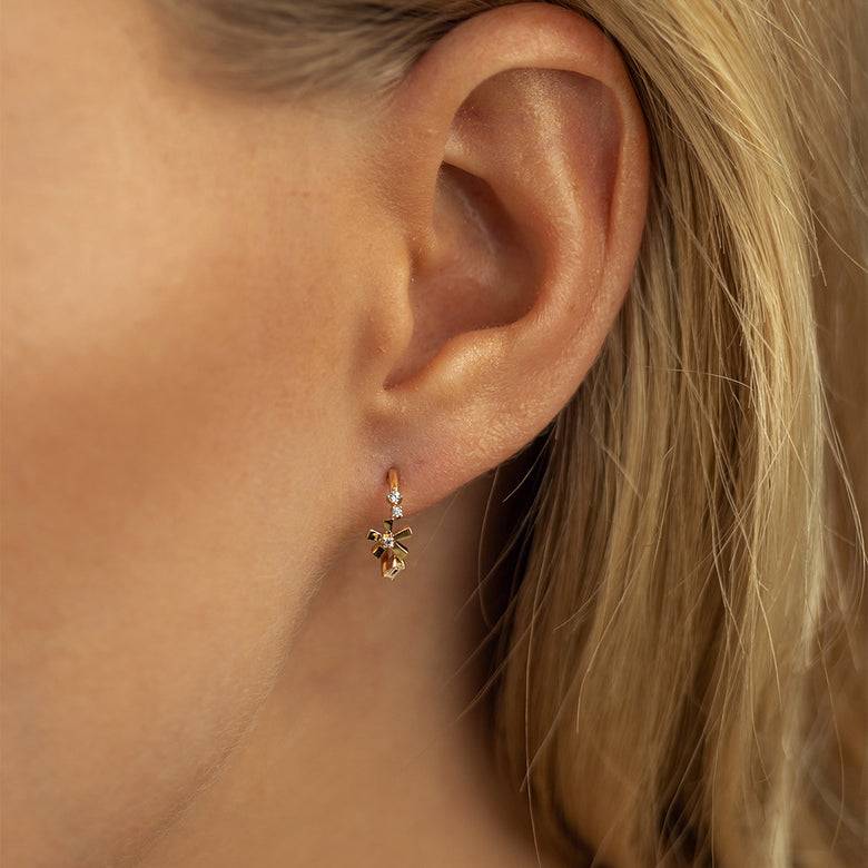 Nana Kay Echtgold Ohrring Fleur Flash Sale