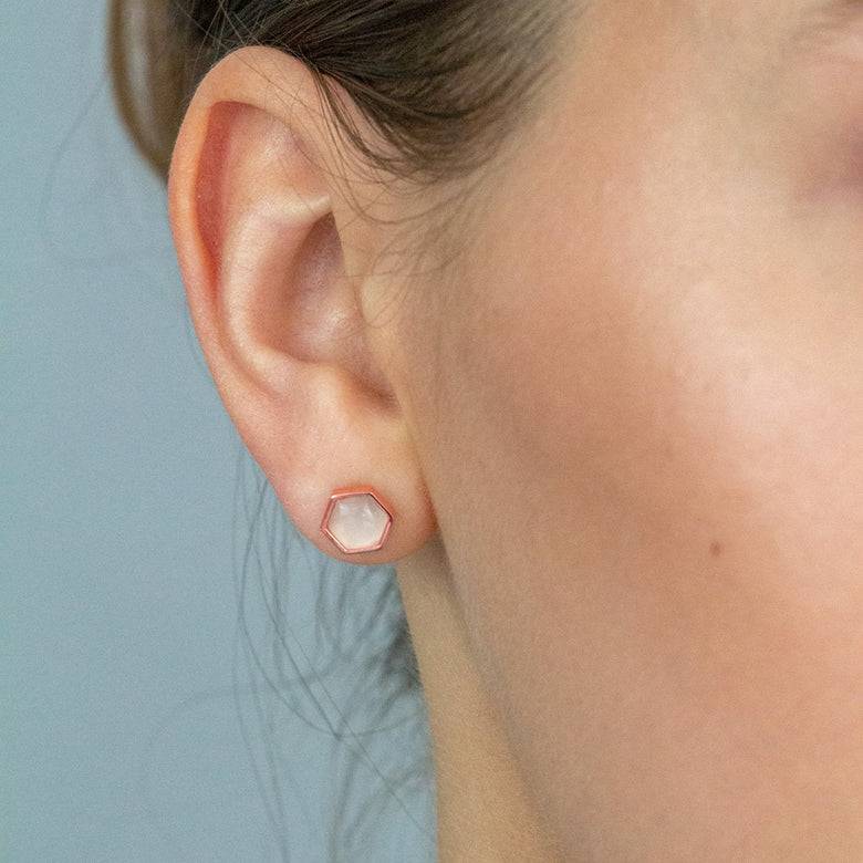 Nana Kay French Chic Ohrstecker Honey Comb Bis zu 50% Rabatt