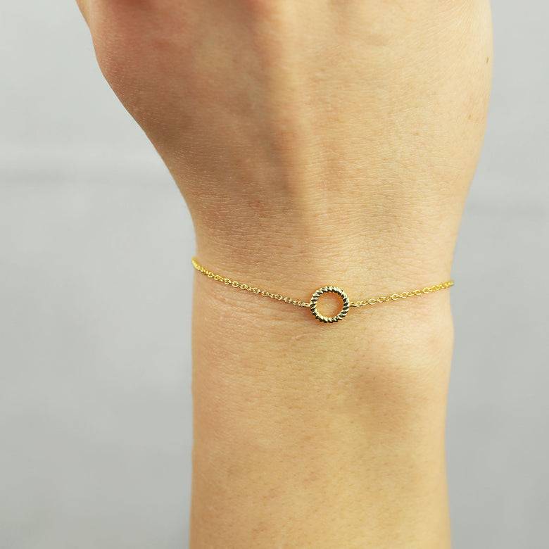 Nana Kay Pretty Twist Armband Cord Gold Outlet