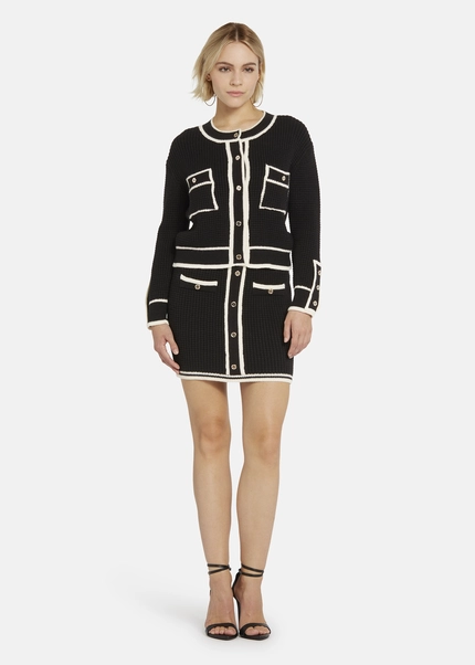 ﻿Nicowa Oversized cardigan - IDOWIA in BLACKarticle number NC8A22104019E-002 Begrenzte Freigabe