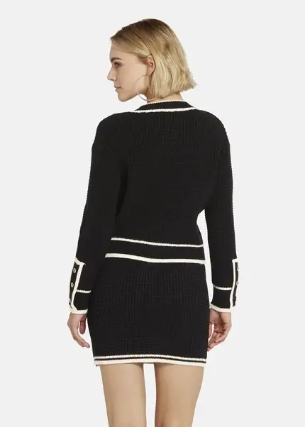 ﻿Nicowa Oversized cardigan - IDOWIA in BLACKarticle number NC8A22104019E-002 Begrenzte Freigabe