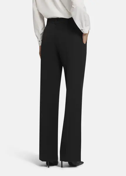 Nicowa Wide Leg Twill Pants - VINIWIA in BLACKarticle number NC9A24003019E-002 Letzte 2 Tage