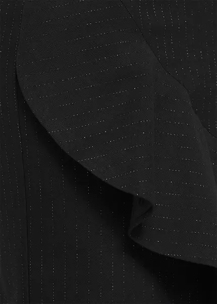 Nicowa Pinstripe twill flounce Skirt - LOWIANA in BLACK PINSTRIPEarticle number NC9A24005019E-002 Discount Store für neue Produkte