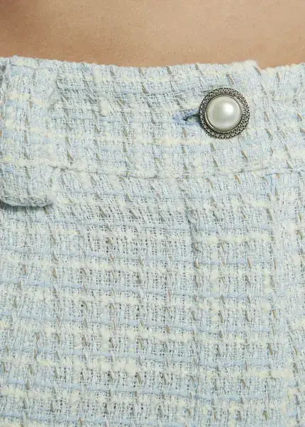 Nicowa Casual Bouclé shorts - PALOWI in LIGHT BLUEarticle number NC9A12604025E-025 Riesige Rabatte