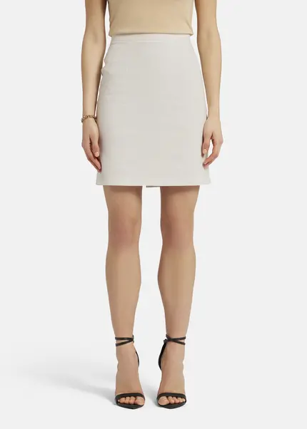 Nicowa Classic sheath skirt - TRECAWI in WHITEarticle number NC9A12402011E-004 50% Rabatt mit kostenlosem Versand