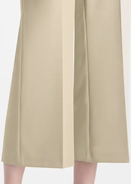 Nicowa Twill culottes with creases – CORADUE in BEIGEarticle number NC7A12016011E-138 Speichern exportieren