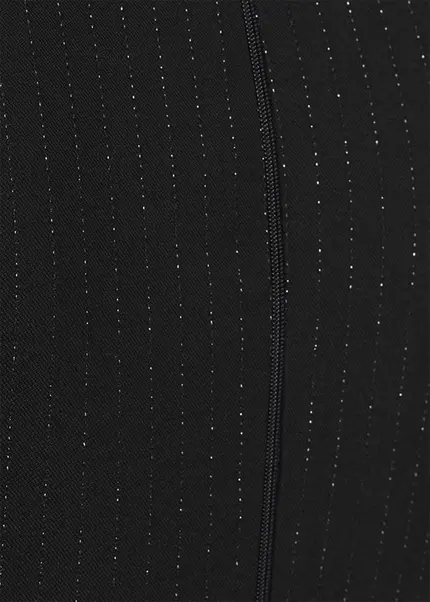 Nicowa Cropped Pinstripe Twill Top - LOWICA in BLACK PINSTRIPEarticle number NC9A24007019E-002 Online
