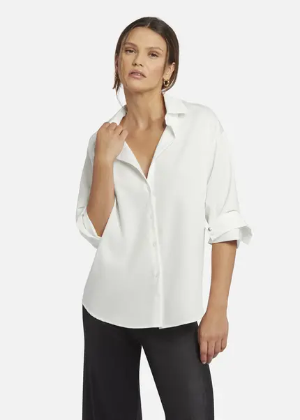 Nicowa Oversized shirt - COMAWI in WHITEarticle number NC9A22405011E-004 Auslauf
