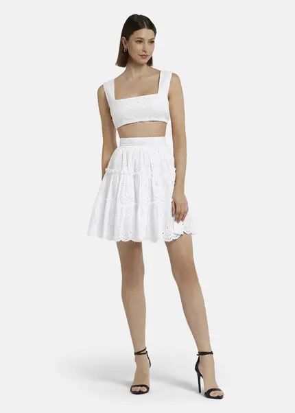 Nicowa Embroidered bustier - GALINAWA in WHITEarticle number NC9A12602011E-004 Angebote