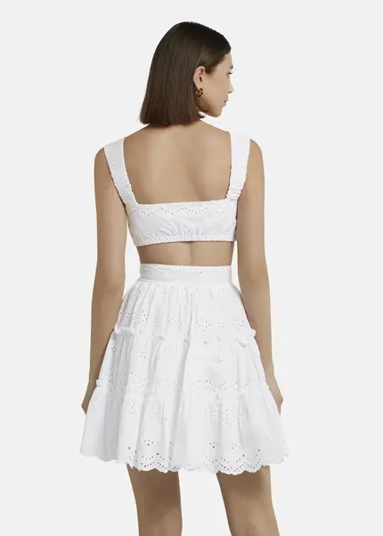 Nicowa Embroidered bustier - GALINAWA in WHITEarticle number NC9A12602011E-004 Angebote