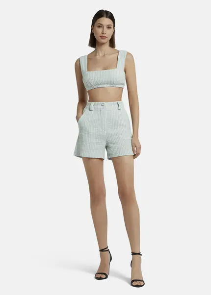 Nicowa Bouclé bustier - JALINOWA in LIGHT BLUEarticle number NC9A12603025E-025 im Angebot