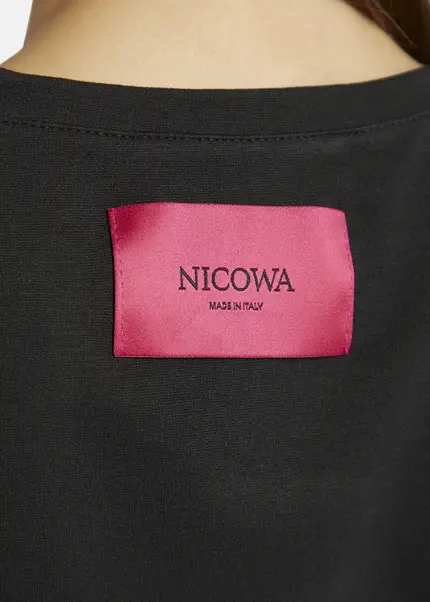 Nicowa T-shirt with shoulder pads -DILAWIA in BLACKarticle number NC9A12403019E-002 Günstiger Verkauf