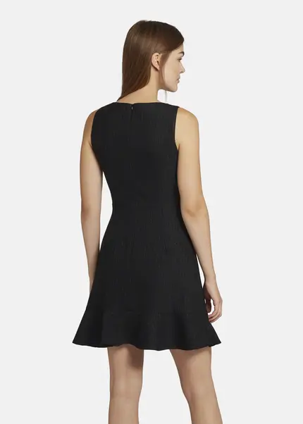 Nicowa Mini shift dress with flounce - ENAWIA in BLACKarticle number NC9A22901019E-002 Blitzverkäufe
