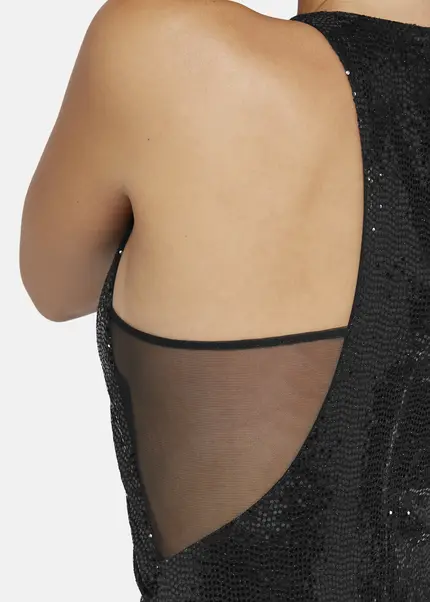 Nicowa Draped Sequin Evening Dress - LUCAWIA in BLACKarticle number NC9A22911019E-002 Fabrikpreis