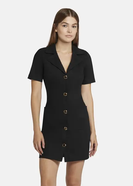 Nicowa Short blazer dress with pockets RILONA in BLACKarticle number NC9A22402019E-002 Sonderangebot