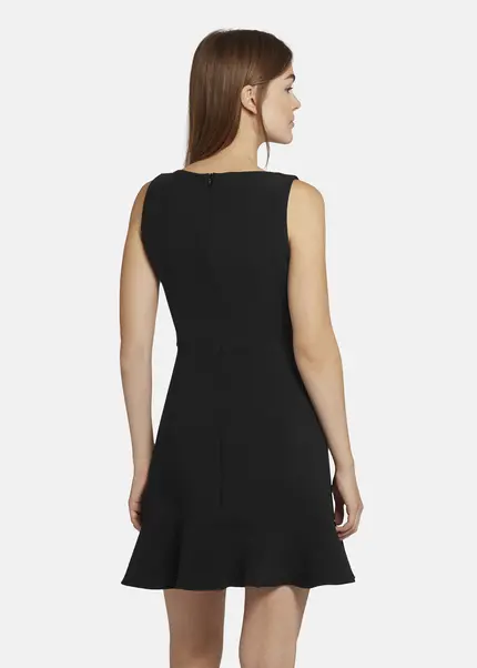 Nicowa Mini shift dress with flounce - ENAWIA in BLACKarticle number NC9A22902019E-002 Günstig kaufen