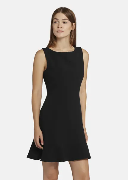 Nicowa Mini shift dress with flounce - ENAWIA in BLACKarticle number NC9A22902019E-002 Günstig kaufen
