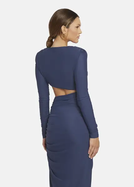 Nicowa Cut Out Evening Dress - OCAWI in MIDNIGHT BLUEarticle number NC9A24010035E-035 Flash Sale