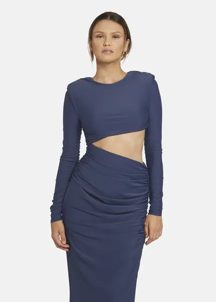 Nicowa Cut Out Evening Dress - OCAWI in MIDNIGHT BLUEarticle number NC9A24010035E-035 Flash Sale