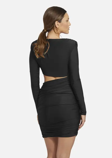 Nicowa Draped Mini Dress - OCAWI MINI in BLACKarticle number NC9A24013019E-002 Online Shopping