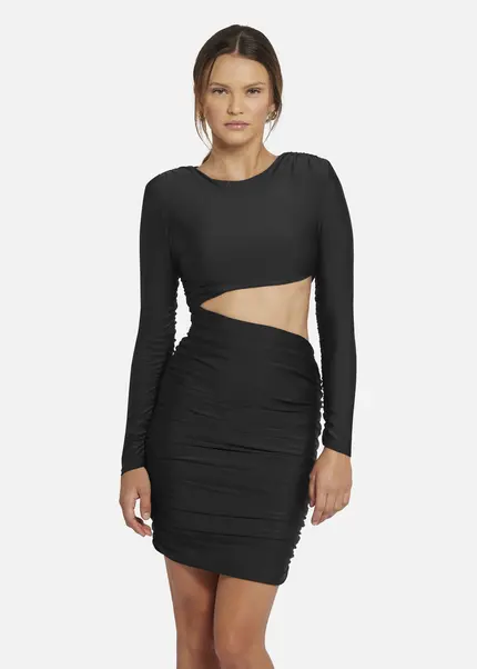 Nicowa Draped Mini Dress - OCAWI MINI in BLACKarticle number NC9A24013019E-002 Online Shopping