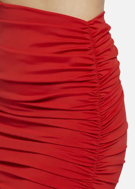 Nicowa Draped Mini Dress - OCAWI MINI in REDarticle number NC9A24012014E-014 Exklusivangebot
