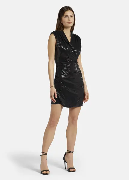 Nicowa Mini dress with shoulder pads - NOCIWA in Blackarticle number NC9A1401019E-088 Osterangebot
