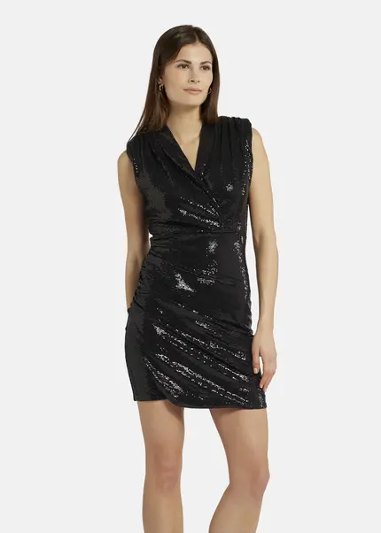 Nicowa Mini dress with shoulder pads - NOCIWA in Blackarticle number NC9A1401019E-088 Osterangebot