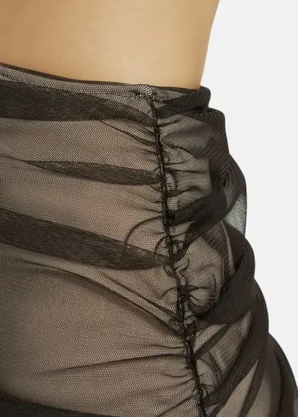 Nicowa Asymmetrical mini dress in mesh - AWITO in Blackarticle number NC9A1401319E-002 Muttertagsangebot