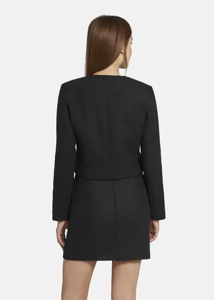 Nicowa Wool jacket with pockets - LANEVIA in ANTHRACITEarticle number NC9A22803038E-007 Top Angebot