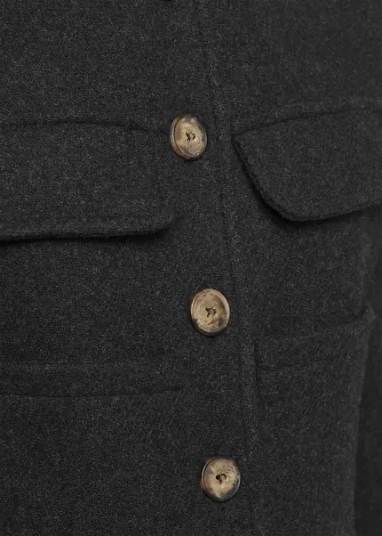 Nicowa Wool jacket with pockets - LANEVIA in ANTHRACITEarticle number NC9A22803038E-007 Top Angebot