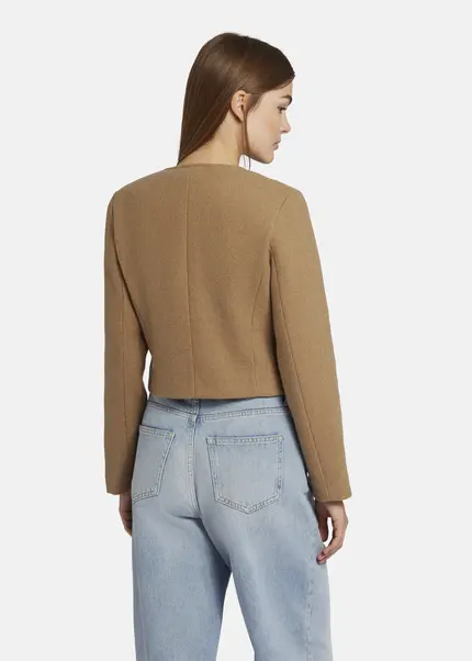 Nicowa Wool jacket with pockets - LANEVIA in BEIGEarticle number NC9A22803010E-138 Neueste Mode