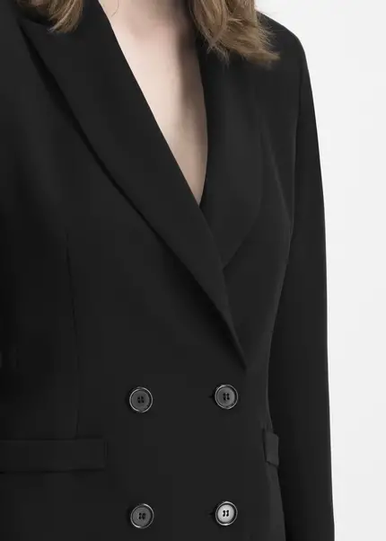 Nicowa Oversized twill blazer in BLACKarticle number NC7A12003019E-002 Online Outlet