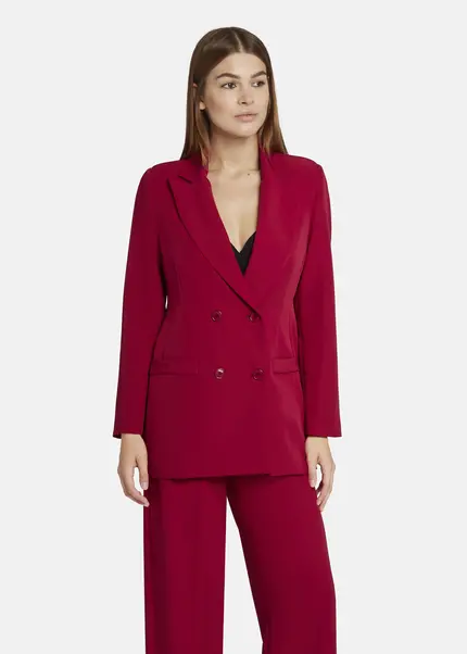 Nicowa Oversized Blazer made of Twill – CORNOVA in REDarticle number NC9A24001014E-014 Zeitlich begrenztes Angebot