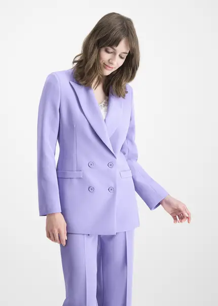 Nicowa Oversized twill blazer in LILAarticle number NC7A12002064E-145 Blitzangebot