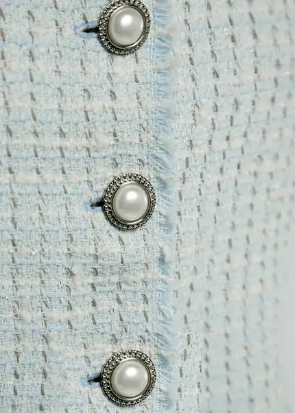 Nicowa Cropped Bouclé blazer - BIANCIWO in LIGHT BLUEarticle number NC9A12605025E-025 Saisonale Angebote