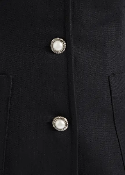 Nicowa Short sleeved blazer - RILAWA in BLACKarticle number NC9A12401019E-002 Kauf eins, bekomm eins gratis
