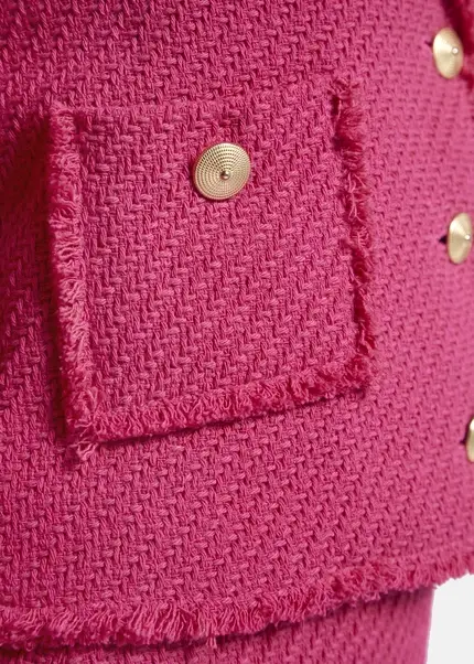 Nicowa Cropped blazer in bouclé - BAGIWO in PINKarticle number NC7A32001044E-139 Riesige Ersparnisse