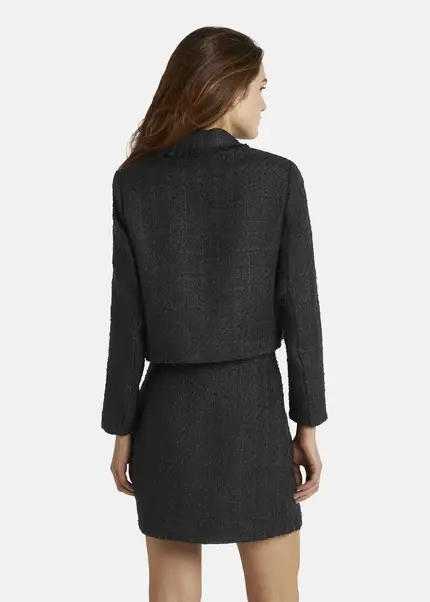 Nicowa Cropped blazer in bouclé - BAGIWO in BLACKarticle number NC7A32002019E-002 VIP-Rabatte