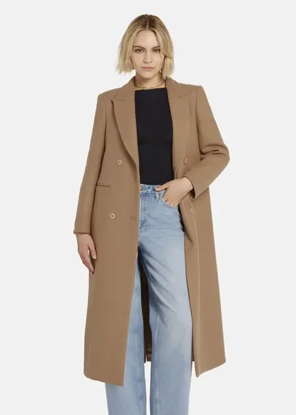 Nicowa Masculine wool coat - DRIMILO in CAMELarticle number NC8A22401022E-101 Kostenlose Rückgabe