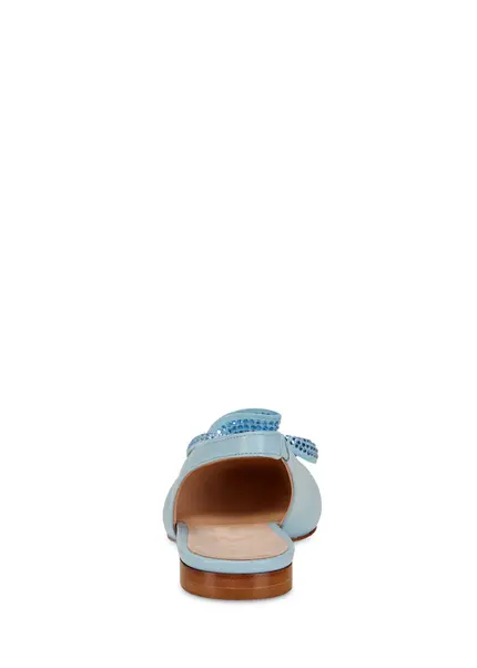 Nicowa Flower-adorned slingback ballerinas FLORWIA in LIGHT BLUEarticle number NC9A12703025E-025 Bis zu 50% Rabatt