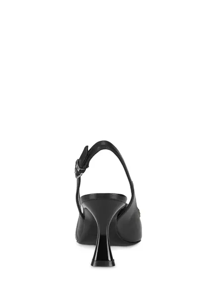 Nicowa Flower-adorned slingback pumps FLONAWIA in BLACKarticle number NC9A12702019E-002 Bis zu 60% Rabatt