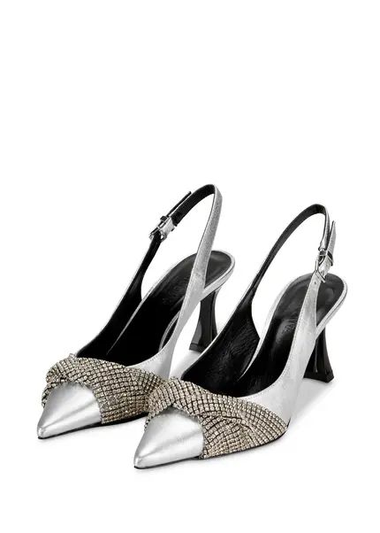 Nicowa Embellished slingback pumps COSIMALA in SILVERarticle number NC9A12701031E-088 Bis zu 55% Rabatt