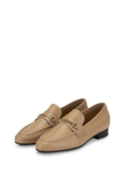 Nicowa Classic loafer with metal application MOCASO in BEIGEarticle number NC8A21503010E-138 50% Rabatt mit kostenlosem Versand