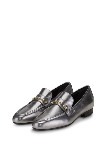 Nicowa Classic loafer with metal application MOCASO in SILVERarticle number NC8A21503031E-088 Clearance-Verkauf