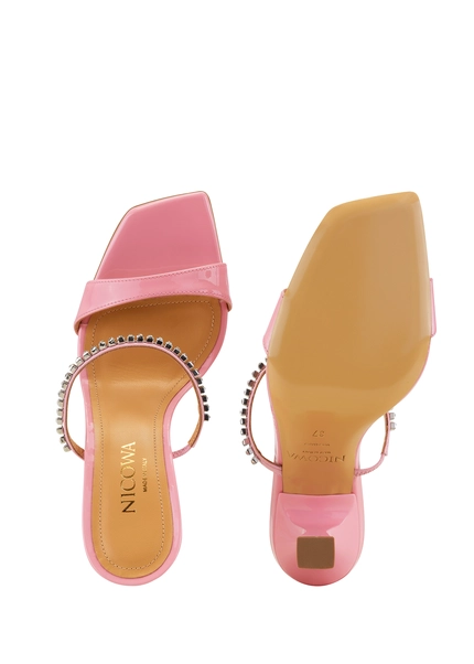 Nicowa Sandals with gemstones - VEROSIO 95 in Candy Pinkarticle number NC8A18008093E-139 Fabrikladen