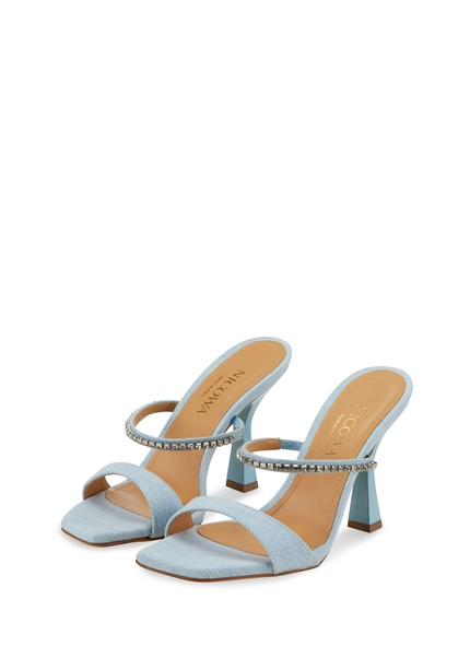 Nicowa Sandals with gemstones - VEROSIO 95 in Denimarticle number NC8A18008025E-005 Begrenzt auf 3 Tage