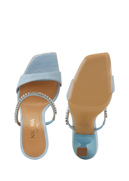 Nicowa Sandals with gemstones - VEROSIO 95 in Denimarticle number NC8A18008025E-005 Begrenzt auf 3 Tage