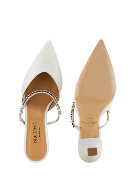 Nicowa Pumps with gemstones - ROSALIWA 75 in Creamarticle number NC8A18004012E-072 zollfrei